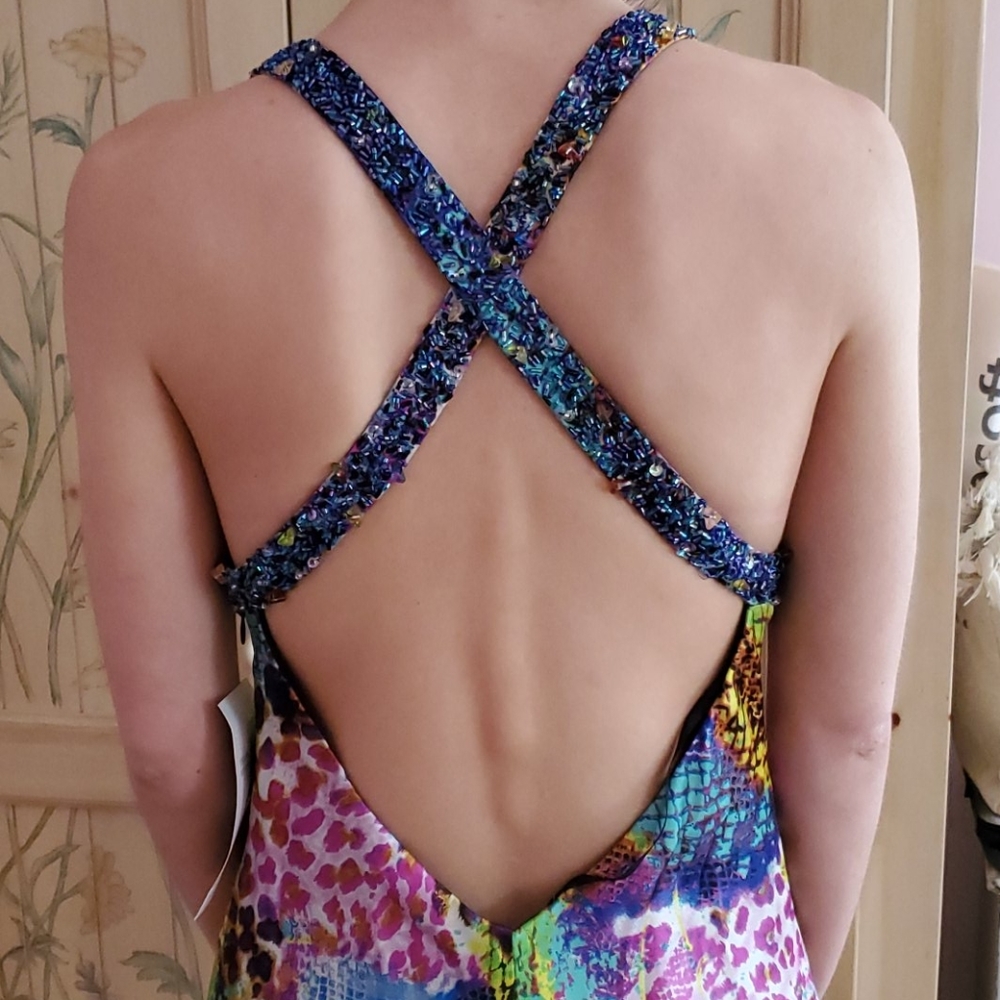 XSCAPE Gorgeous Summer beaded gown - Picture 2 of 7